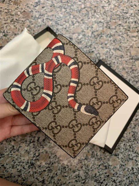 fake gucci men wallet|gucci wallet snake original.